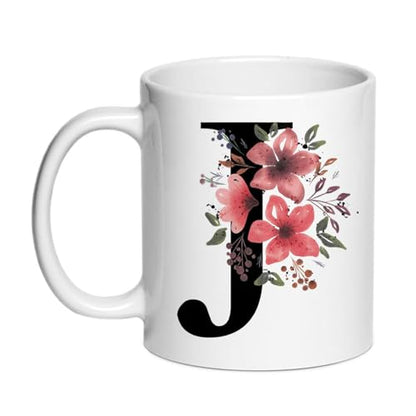 Personalized J Gifts Novelty Monogrammed | Customised Coffee Mug | 11 OZ