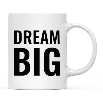 Motivational Gift Dream Big 1-Pack | Ceramic Coffee Mug | 11 OZ