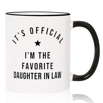 Daughter in Law Mothers Day Gifts Birthday | Ceramic Coffee Mug | 11 OZ