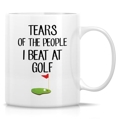 Funny Golfer Tears Of The People I Beat At | Ceramic Coffee Mug | 11 OZ