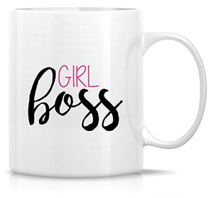 Funny Girl Boss Entrepreneur Career Sarcasm | Ceramic Coffee Mug | 11 OZ
