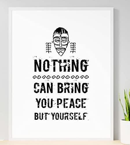 Nothing Can Bring Motivational Inspirational Love Positive Quote Poster Wall