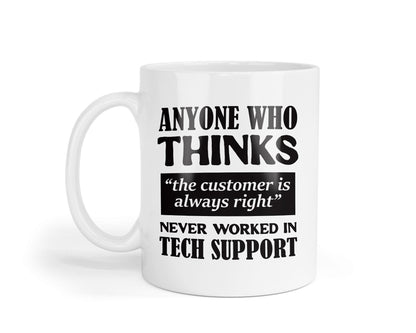 Funny Tech Support Mug It Expert Computer Geek Office Humour Gift Coffee Tea Cup