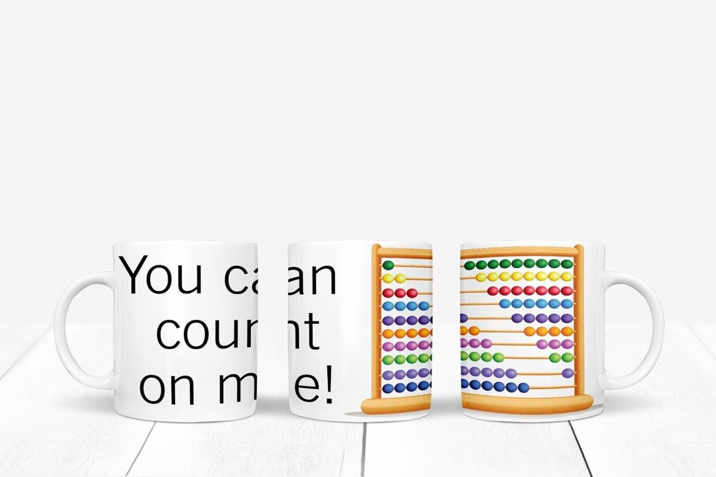 You Can Count On Me Mug & Coaster Accountant Birthday Christmas Coffee Gift Set