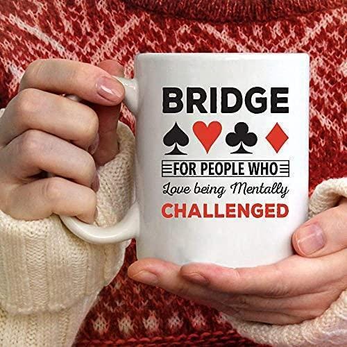 Bridge Game Coffee Mug: Mentally Challenging Gift for Games Lovers