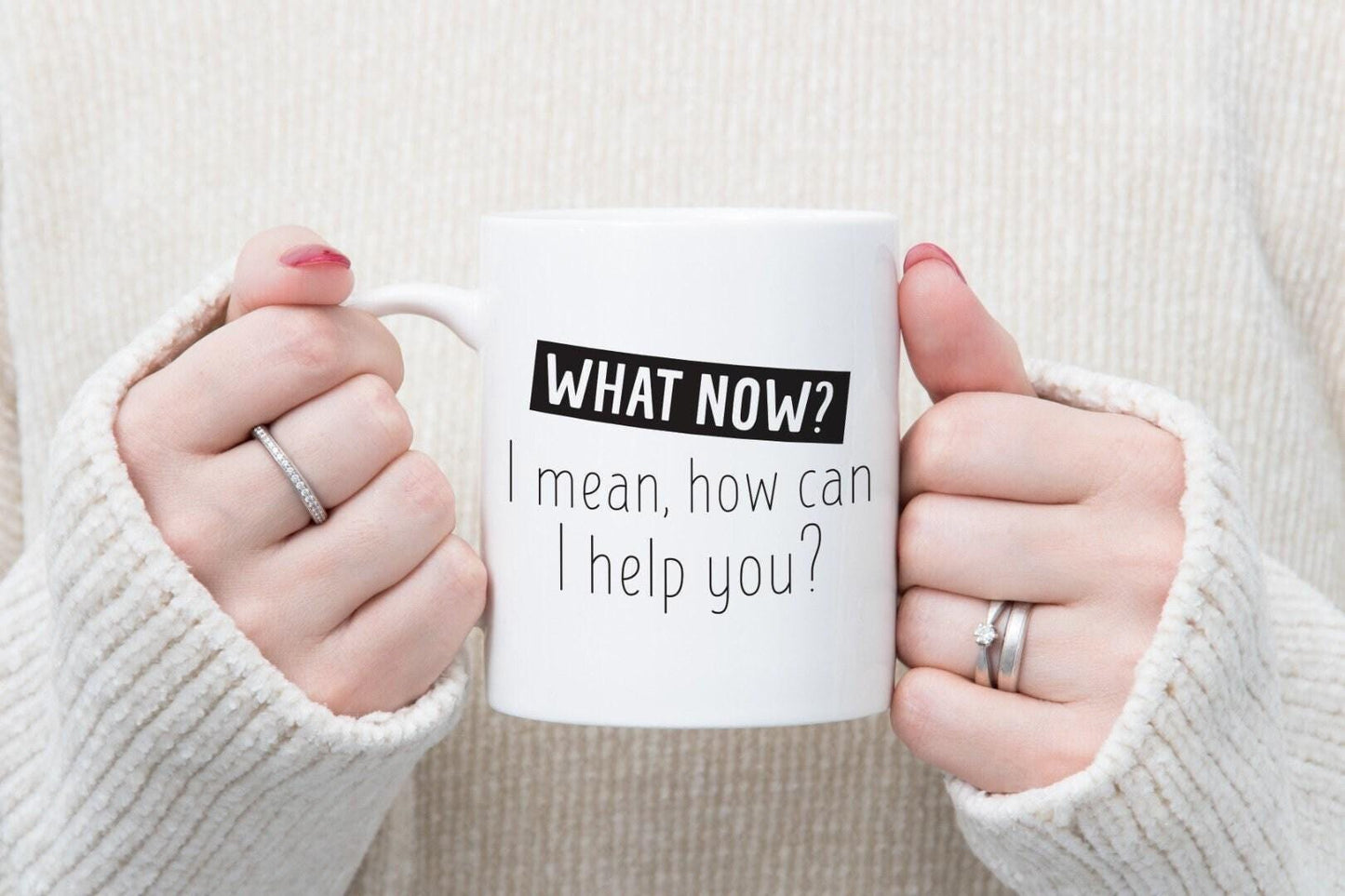 Funny Receptionist Mug & Coaster Set: Helpdesk Tech Support Gift