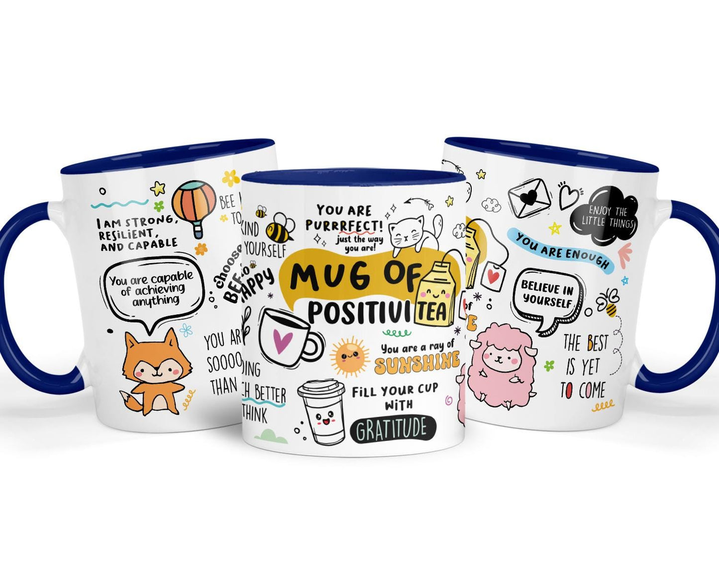 Positivi-tea Mug: Purrrfect Cat Lover Gift