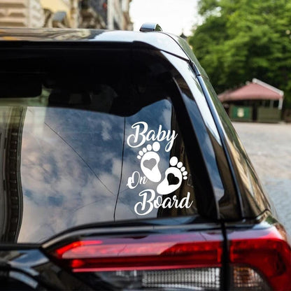 Baby On Board Car Window Bumper Sticker Vinyl Decal