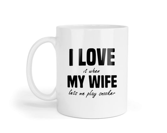 Snooker Mug: Funny Novelty Gift for Husband, Boyfriend