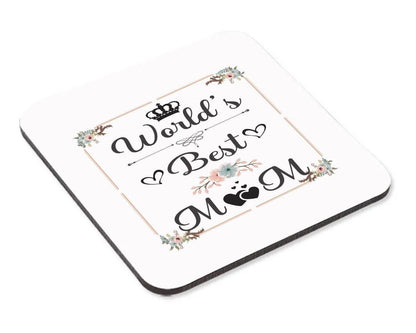 Worlds Best Mum Sweet Coffee Mug Mothers Day Mums Birthday Tea Cup & Coaster