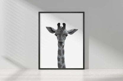 Giraffe Safari Kids Bedroom Forest Animal Wall Art Nursery Decor Print Poster