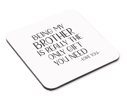 Being My Brother Mug & Coaster Set Birthday Christmas Funny Coffee Xmas Tea Gift