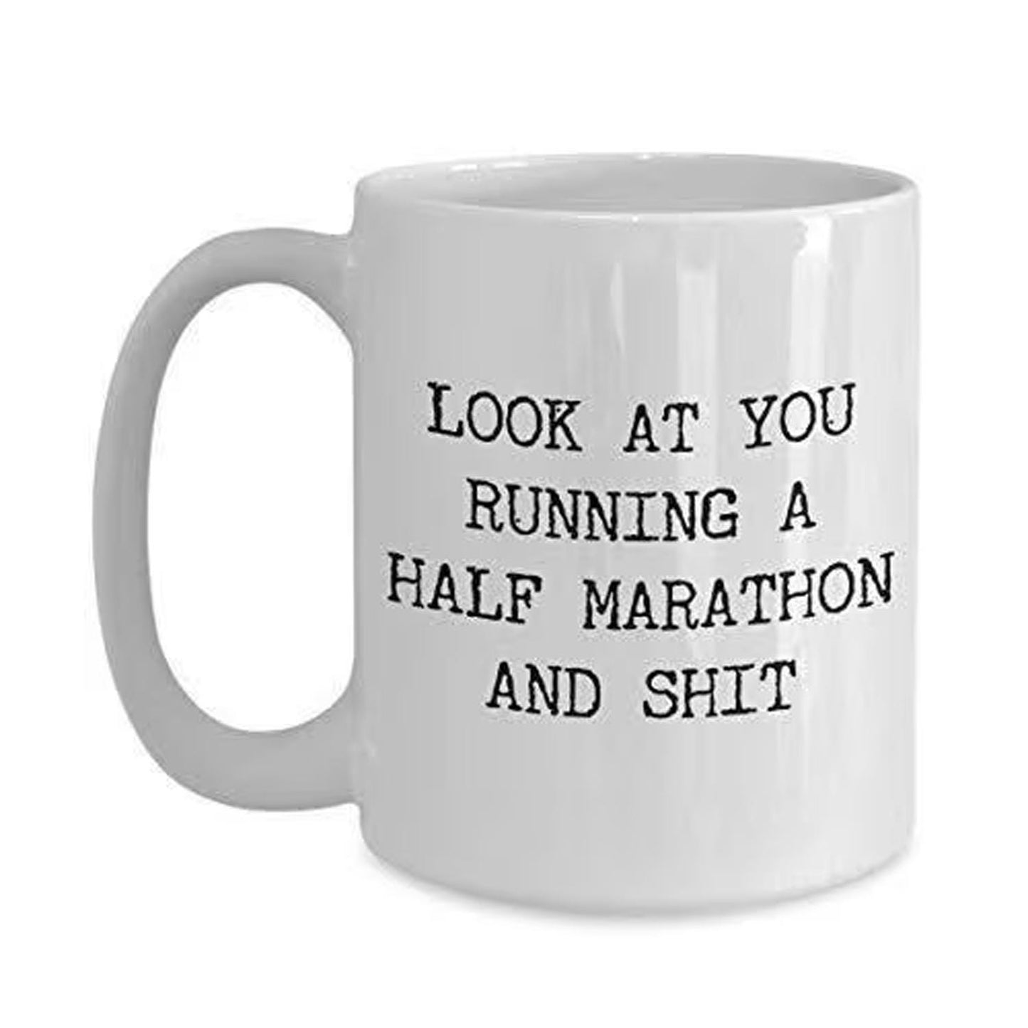 Marathon Runner Coffee Mug: Humorous Gift for Athletes