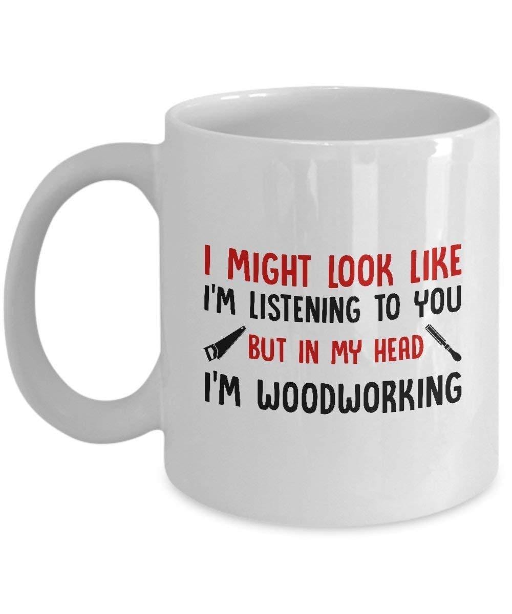 Woodworking Mug: Funny Coffee Cup Gift for Woodworker