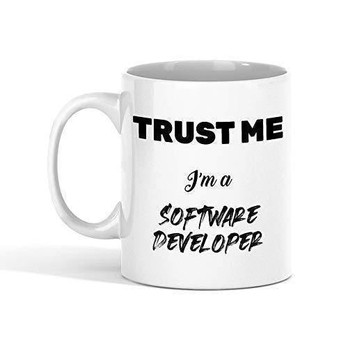 Funny Software Developer Mug – Trust Me, UK Made Gift
