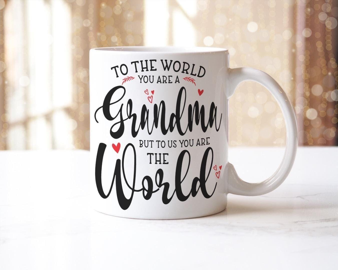 Grandma Mug & Coaster Set, Mother's Day Gift