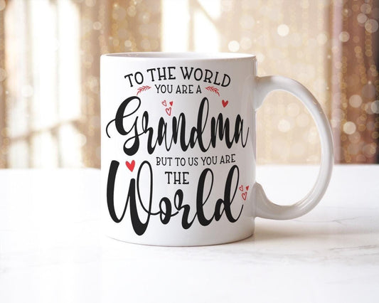 Grandma Mug & Coaster Set, Mother's Day Gift