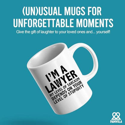 I m A Lawyer My Level Of Sarcasm Gifts Funny | Ceramic Coffee Mug | 11 OZ