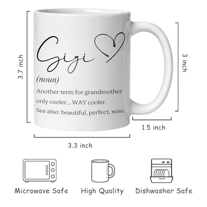 Gigi Grandma Gifts for Grandmother from | Ceramic Coffee Mug | 11 OZ