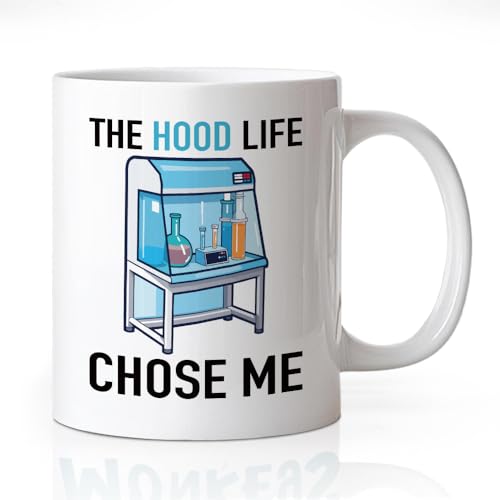 The Hood Life Chose Me Funny Science Lab Theme | Ceramic Coffee Mug | 11 OZ