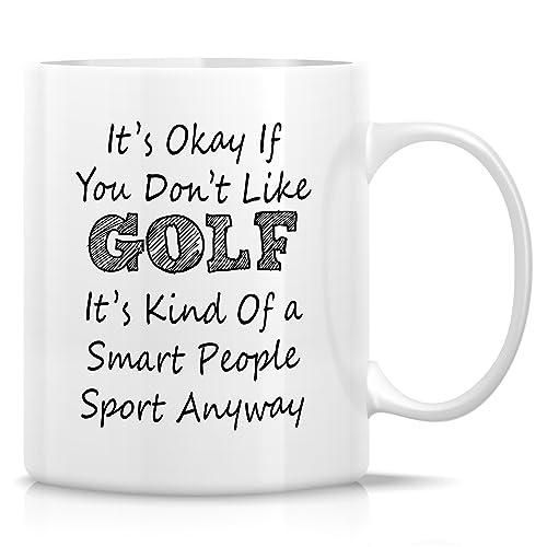 Funny Golfer Gift It s Smart People Sport Golf | Ceramic Coffee Mug | 11 OZ