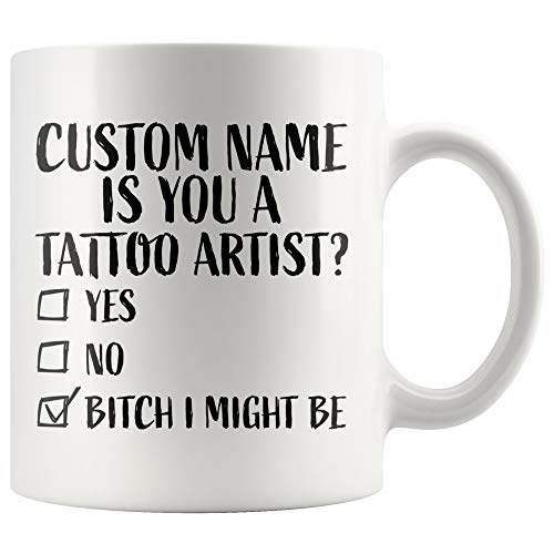 Personalized Tattoo Artist Gift Graduation | Customised Coffee Mug | 11 OZ