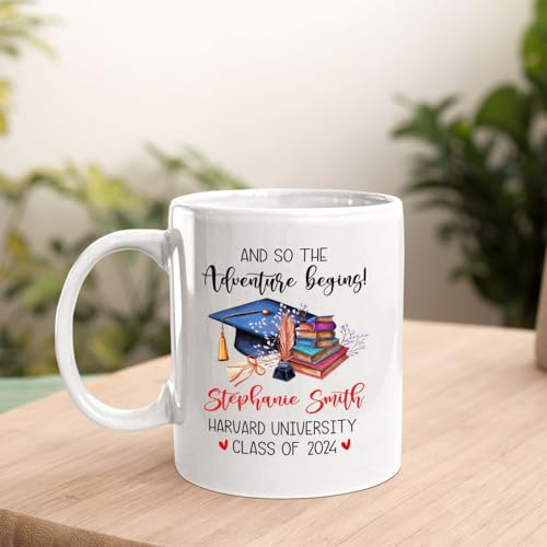 Personalized Name School Class Graduation | Customised Coffee Mug | 11 OZ