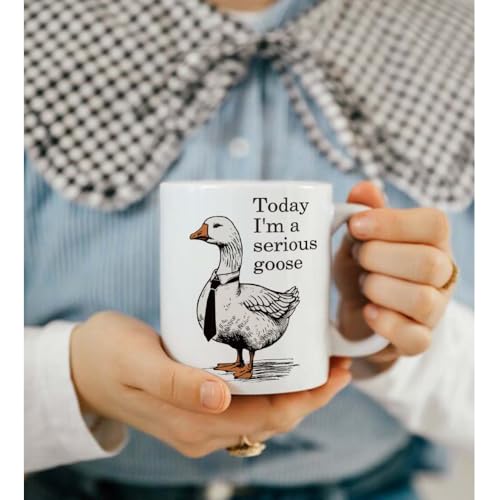 I m a Serious Funny Goose Gift for Nurse Women | Ceramic Coffee Mug | 11 OZ