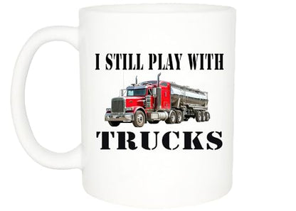 Rogue River Tactical Funny Best Trucker I | Ceramic Coffee Mug | 11 OZ
