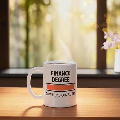 Finance Degree Graduation Appreciation | Ceramic Coffee Mug | 11 OZ