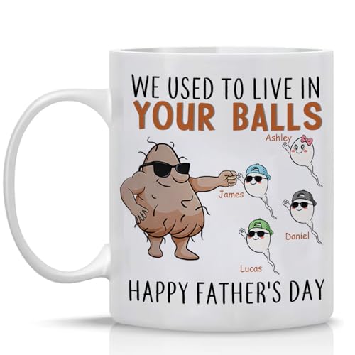 Funny Dad Happy Father s Day Gift for from | Customised Coffee Mug | 11 OZ