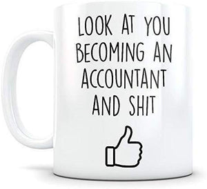 Accounting Graduation Gift Graduates | Ceramic Coffee Mug | 11 OZ
