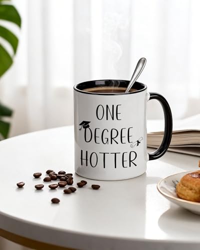 Graduation Gift for Her Him One Degree Funny | Ceramic Coffee Mug | 11 OZ