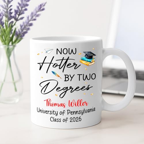 Now Hotter By Two Degree Customized Name | Customised Coffee Mug | 11 OZ