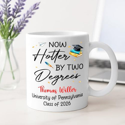 Now Hotter By Two Degree Customized Name | Customised Coffee Mug | 11 OZ
