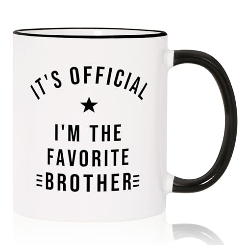 Gifts for Brother Birthday Funny from Sister | Ceramic Coffee Mug | 11 OZ