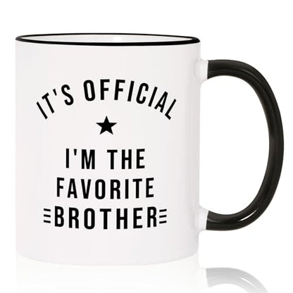 Gifts for Brother Birthday Funny from Sister | Ceramic Coffee Mug | 11 OZ