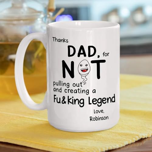 Happy Father s Day Gift Family Funny | Customised Coffee Mug | 11 OZ