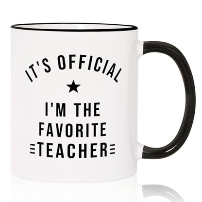 Teacher Appreciation Gifts Favorite Teachers | Ceramic Coffee Mug | 11 OZ