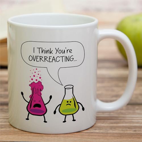 Funny Chemistry Teacher I Think You re | Ceramic Coffee Mug | 11 OZ