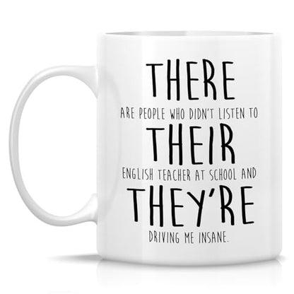 Funny Sarcastic English Teacher Teaching | Ceramic Coffee Mug | 11 OZ