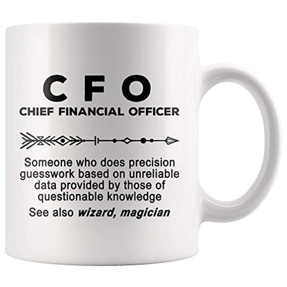 CFO Chief Financial Officers Joke Gag | Ceramic Coffee Mug | 11 OZ
