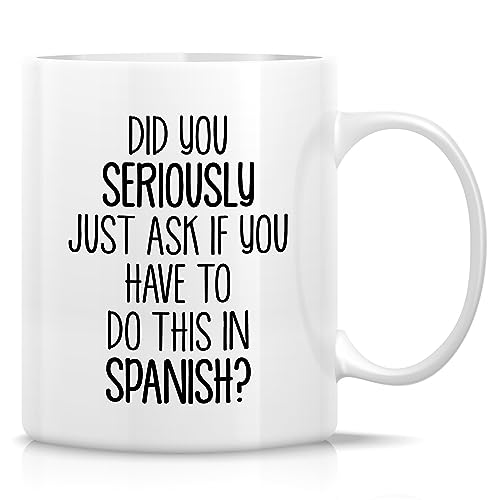 Funny Spanish Teacher Gift Language Tutor | Ceramic Coffee Mug | 11 OZ