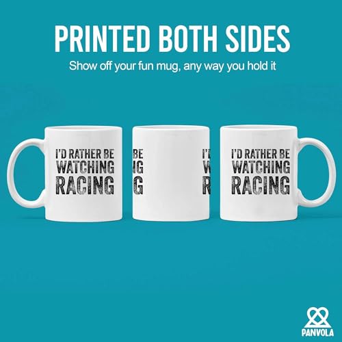 I d Rather Be Watching Racing Car Lover Gifts | Ceramic Coffee Mug | 11 OZ
