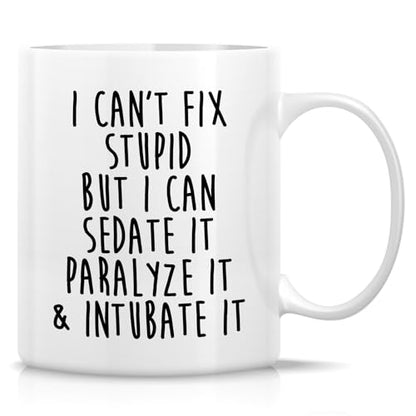 Funny Paramedic or I Can Sedate It Paralyze | Ceramic Coffee Mug | 11 OZ
