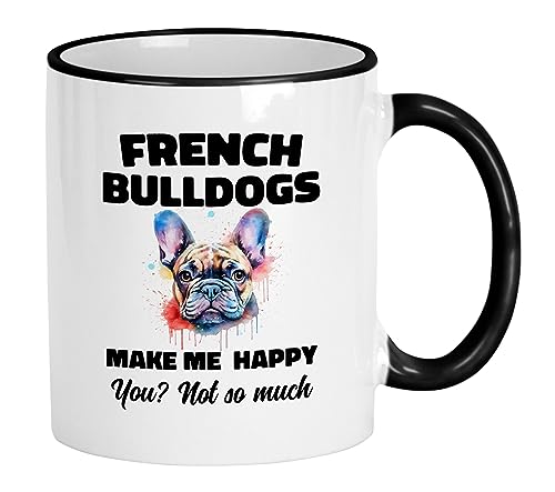 French Bulldog Gifts Frenchie For Mom Or Dad | Ceramic Coffee Mug | 11 OZ