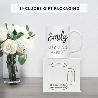 Personalized Custom Graduation Gift Emily | Customised Coffee Mug | 11 OZ