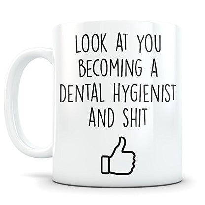 Dental Hygienist Graduation Gifts Hygiene | Ceramic Coffee Mug | 11 OZ