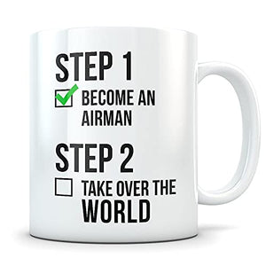 Air Force graduation gift student boot Funny | Ceramic Coffee Mug | 11 OZ