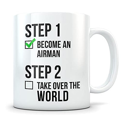 Air Force graduation gift student boot Funny | Ceramic Coffee Mug | 11 OZ